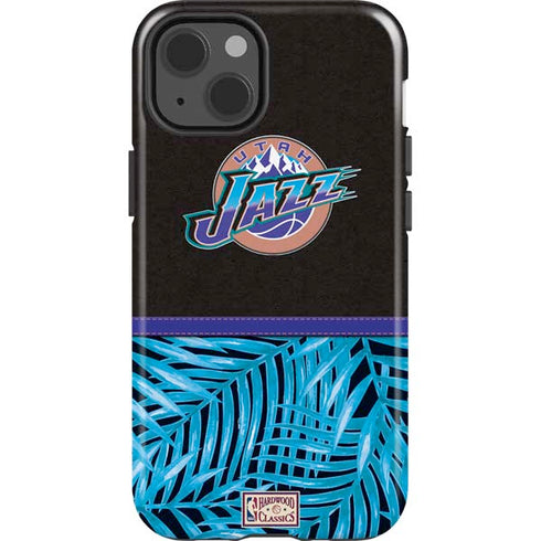NBA Utah Jazz Retro Palms iPhone 13 Impact Case