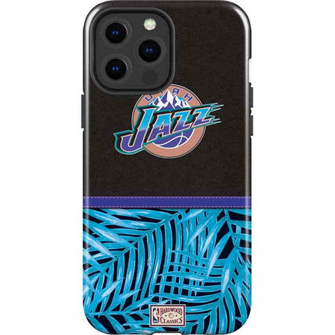 NBA Utah Jazz Retro Palms iPhone 13 Pro Max Impact Case