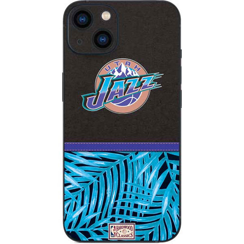 NBA Utah Jazz Retro Palms iPhone 14 Plus Skin
