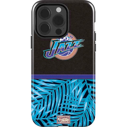 NBA Utah Jazz Retro Palms iPhone 15 Pro Impact Case
