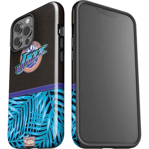NBA Utah Jazz Retro Palms iPhone 15 Pro Max Impact Case