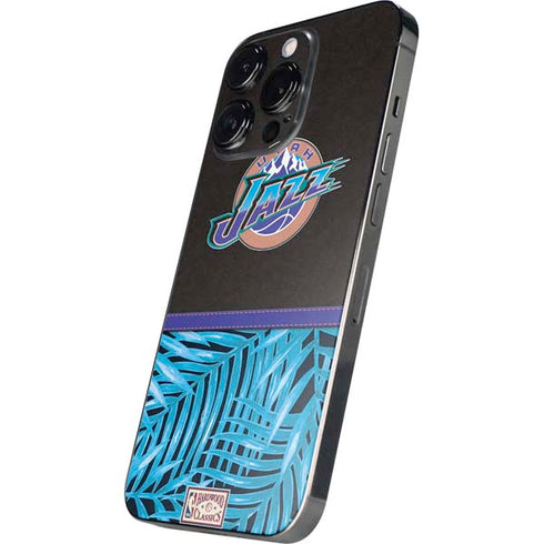 NBA Utah Jazz Retro Palms iPhone 14 Pro Max Skin