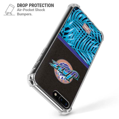 NBA Utah Jazz Retro Palms iPhone 7/8 Plus Clear Case
