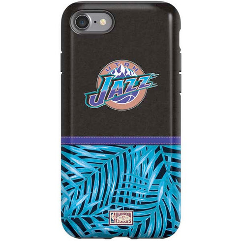NBA Utah Jazz Retro Palms iPhone SE (2nd & 3rd Gen) Pro Case
