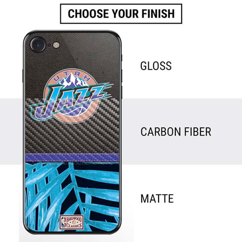 NBA Utah Jazz Retro Palms iPhone SE (2nd & 3rd Gen) Skin