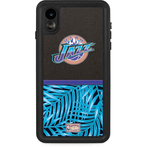 NBA Utah Jazz Retro Palms iPhone XR Waterproof Case