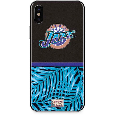 NBA Utah Jazz Retro Palms iPhone XS Skin