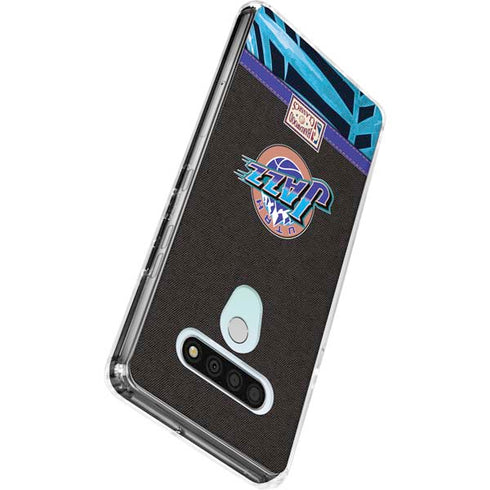 NBA Utah Jazz Retro Palms LG Stylo 6 Clear Case