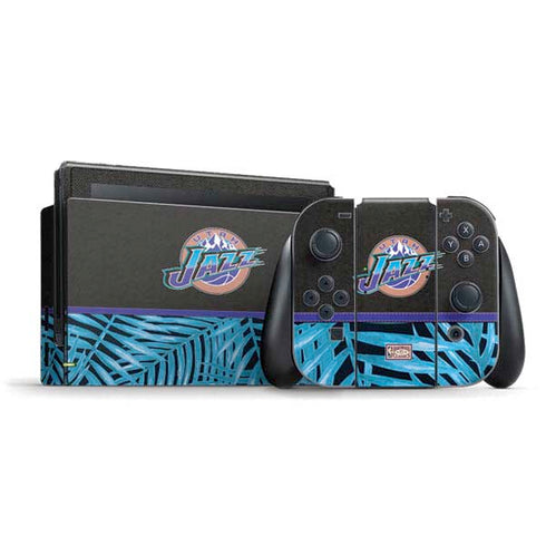 NBA Utah Jazz Retro Palms Nintendo Switch Bundle Skin