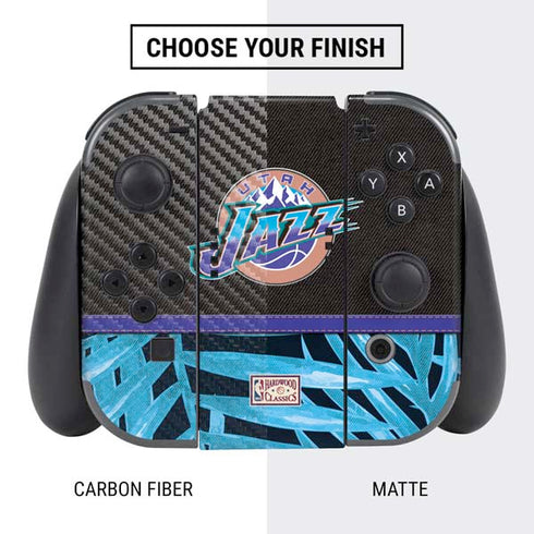 NBA Utah Jazz Retro Palms Nintendo Switch Bundle Skin