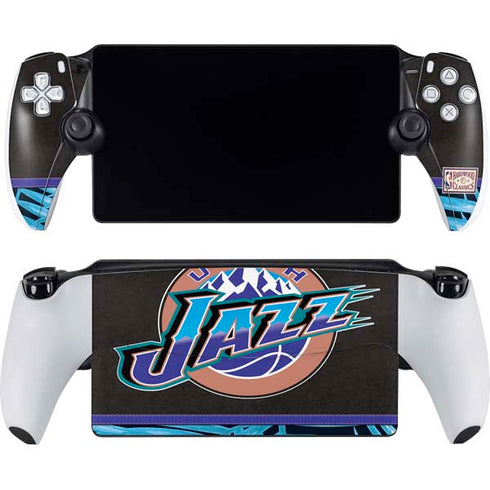 NBA Utah Jazz Retro Palms PlayStation Portal Remote Player Skin
