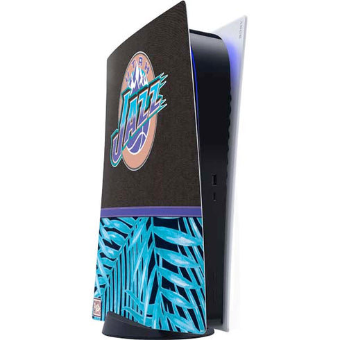 NBA Utah Jazz Retro Palms PS5 Digital Edition Console Skin