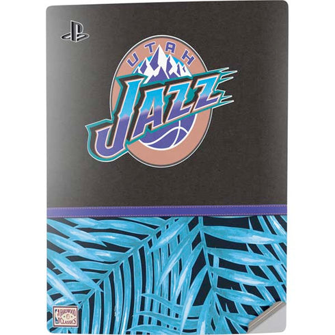 NBA Utah Jazz Retro Palms PS5 Digital Edition Console Skin