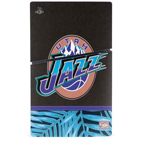 NBA Utah Jazz Retro Palms PS5 Slim Disk Bundle Skin
