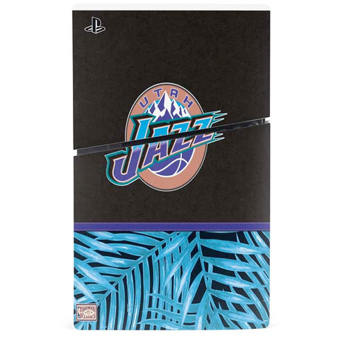 NBA Utah Jazz Retro Palms PS5 Slim Digital Edition Console Skin