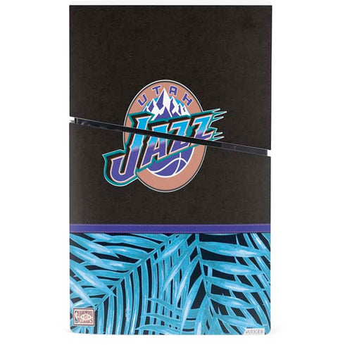 NBA Utah Jazz Retro Palms PS5 Slim Digital Edition Console Skin