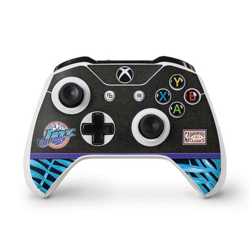 NBA Utah Jazz Retro Palms Xbox One S Controller Skin