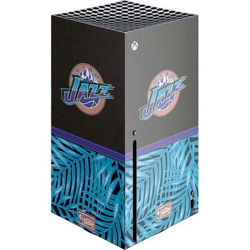 NBA Utah Jazz Retro Palms Xbox Series X Console Skin