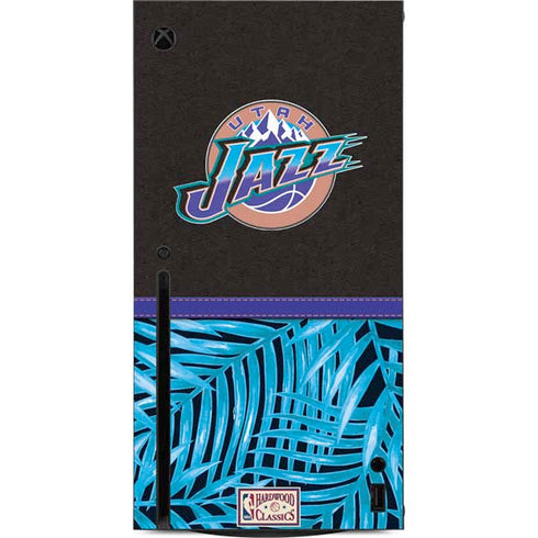 NBA Utah Jazz Retro Palms Xbox Series X Console Skin