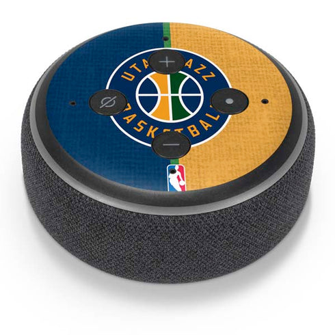 NBA Utah Jazz Split Canvas Amazon Echo Dot Skin