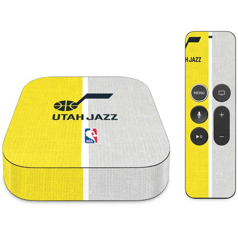 NBA Utah Jazz Split Canvas Apple TV Skin