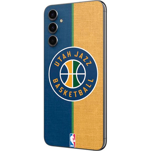 NBA Utah Jazz Split Canvas Galaxy A14 5G Skin