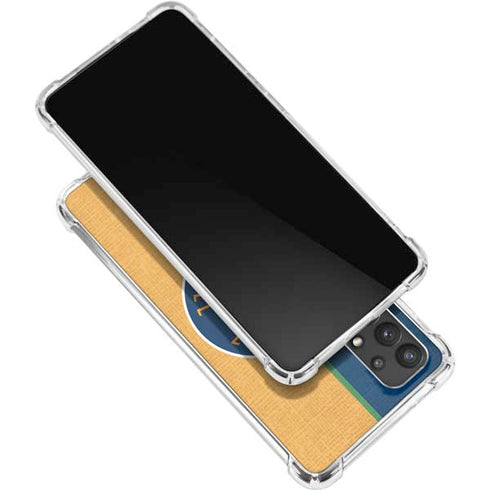 NBA Utah Jazz Split Canvas Galaxy A32 5G Clear Case