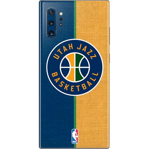 NBA Utah Jazz Split Canvas Galaxy Note 10 Plus Skin