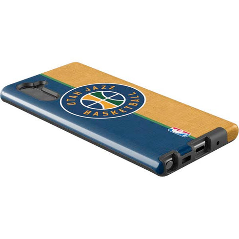 NBA Utah Jazz Split Canvas Galaxy Note 10 Pro Case