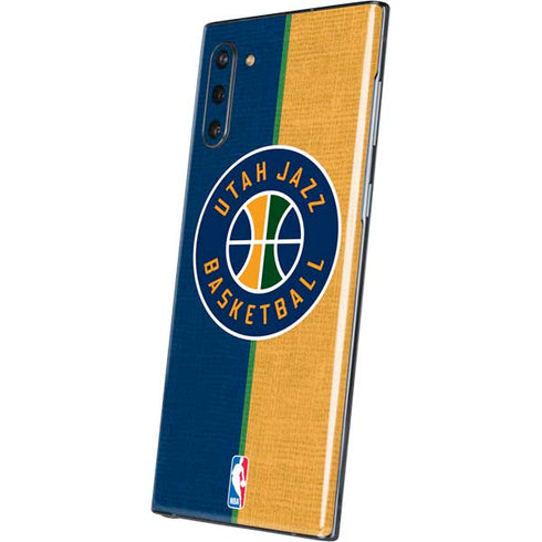 NBA Utah Jazz Split Canvas Galaxy Note 10 Skin