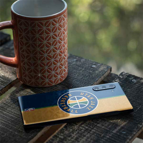 NBA Utah Jazz Split Canvas Galaxy Note 10 Skin