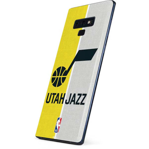 NBA Utah Jazz Split Canvas Galaxy Note 9 Skin