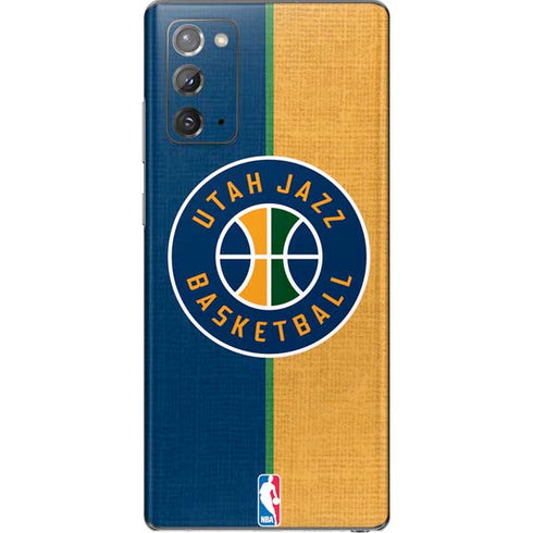 NBA Utah Jazz Split Canvas Galaxy Note20 5G Skin