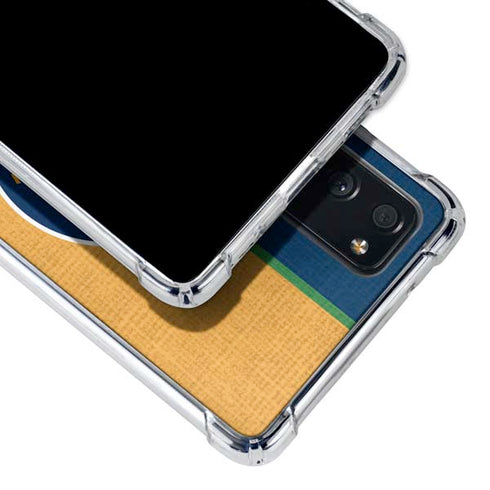 NBA Utah Jazz Split Canvas Galaxy S20 FE Clear Case