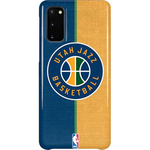 NBA Utah Jazz Split Canvas Galaxy S20 Lite Case