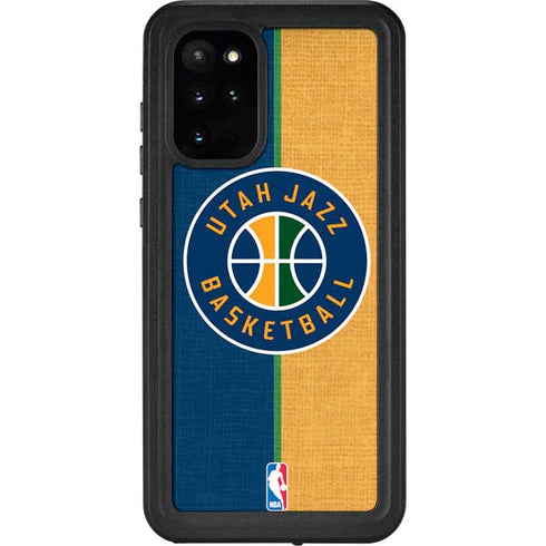 NBA Utah Jazz Split Canvas Galaxy S20 Plus Waterproof Case