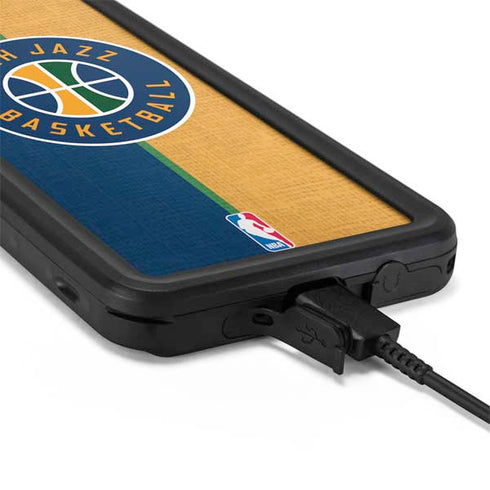 NBA Utah Jazz Split Canvas Galaxy S20 Plus Waterproof Case