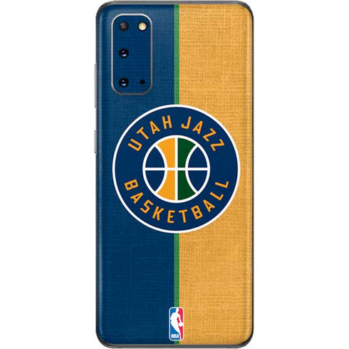 NBA Utah Jazz Split Canvas Galaxy S20 Skin