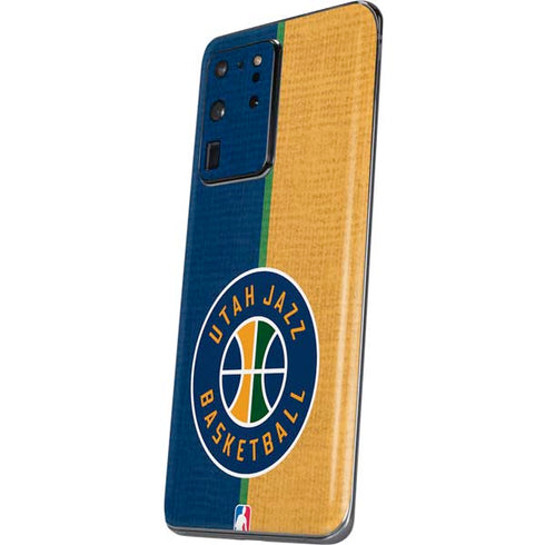 NBA Utah Jazz Split Canvas Galaxy S20 Ultra 5G Skin
