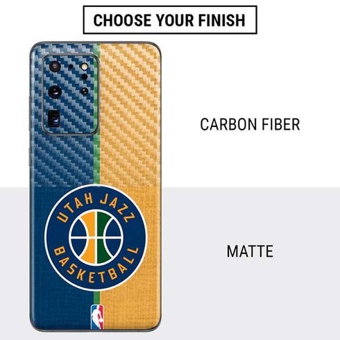 NBA Utah Jazz Split Canvas Galaxy S20 Ultra 5G Skin