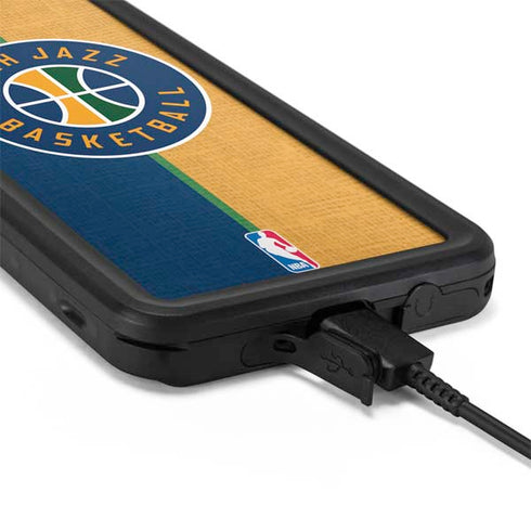NBA Utah Jazz Split Canvas Galaxy S20 Waterproof Case
