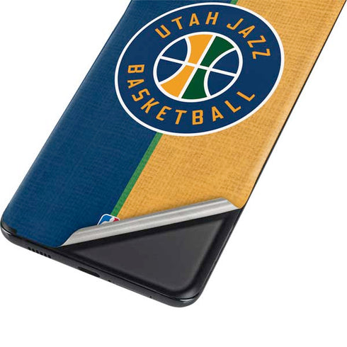 NBA Utah Jazz Split Canvas Galaxy S21 Plus 5G Skin