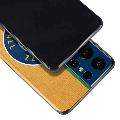 NBA Utah Jazz Split Canvas Galaxy S21 Ultra 5G Skin