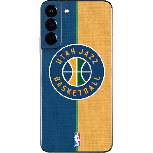 NBA Utah Jazz Split Canvas Galaxy S22 Plus Skin