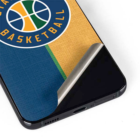 NBA Utah Jazz Split Canvas Galaxy S22 Plus Skin