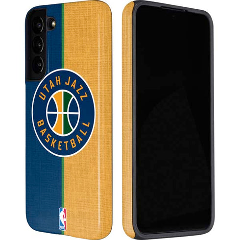 NBA Utah Jazz Split Canvas Galaxy S22 Pro Case