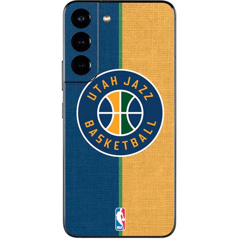 NBA Utah Jazz Split Canvas Galaxy S22 Skin