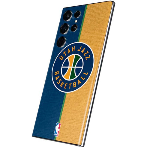 NBA Utah Jazz Split Canvas Galaxy S22 Ultra Skin