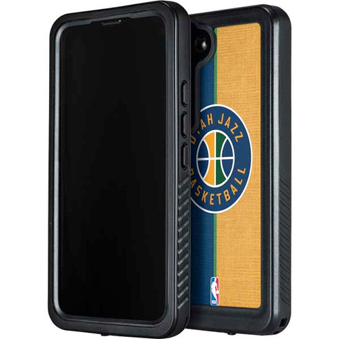 NBA Utah Jazz Split Canvas Galaxy S23 Plus Waterproof Case