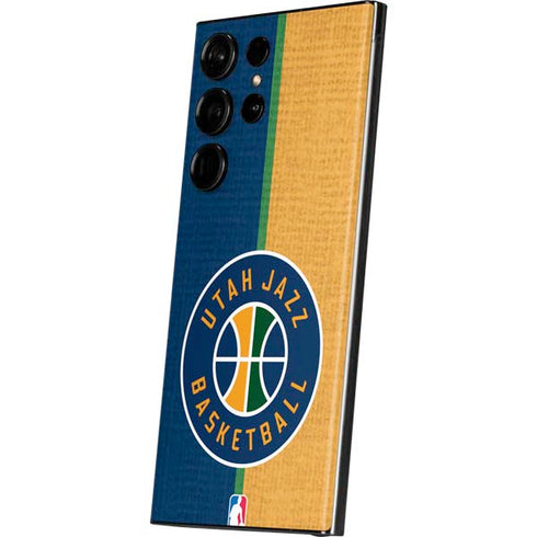 NBA Utah Jazz Split Canvas Galaxy S23 Ultra Skin